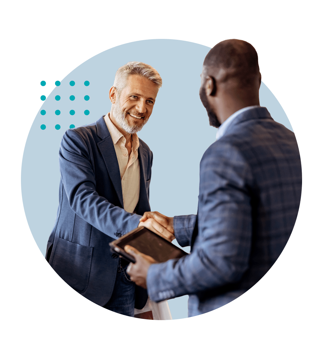 business partners shaking hands