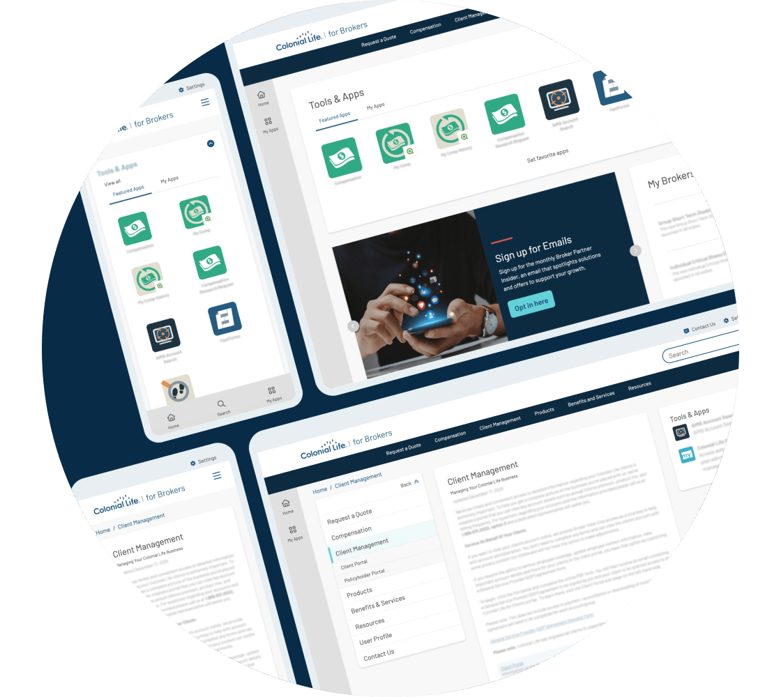 Broker portal